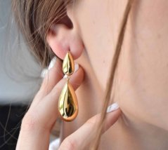 Titánové náušnice - Morning Dew