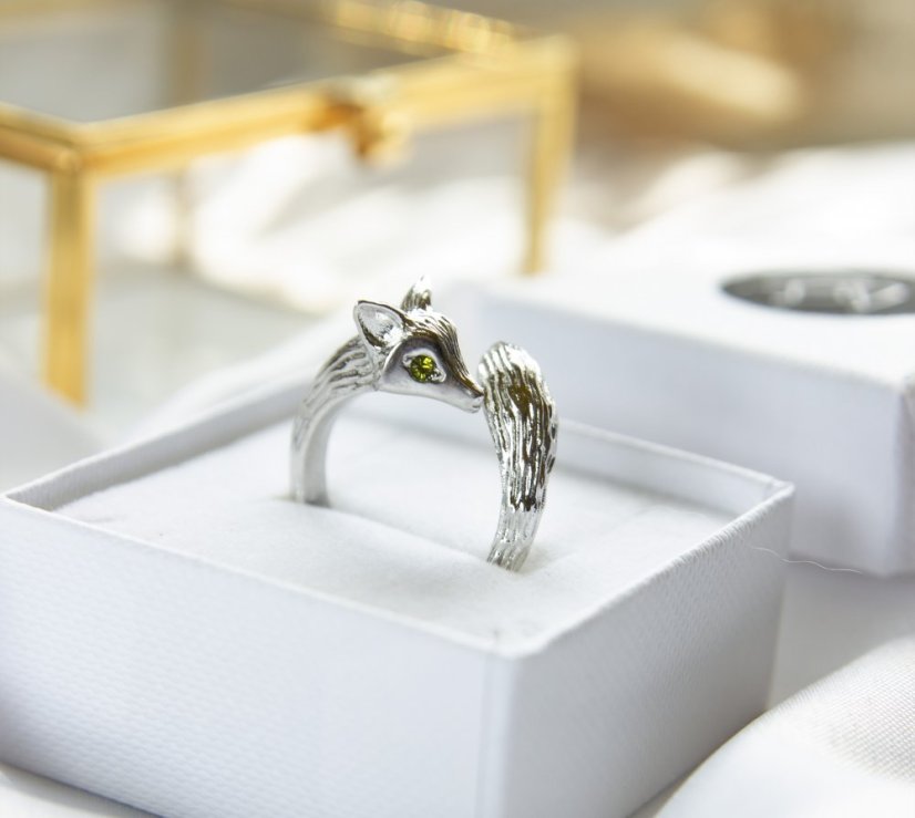 Prsteň líška - Veľkosť: 54