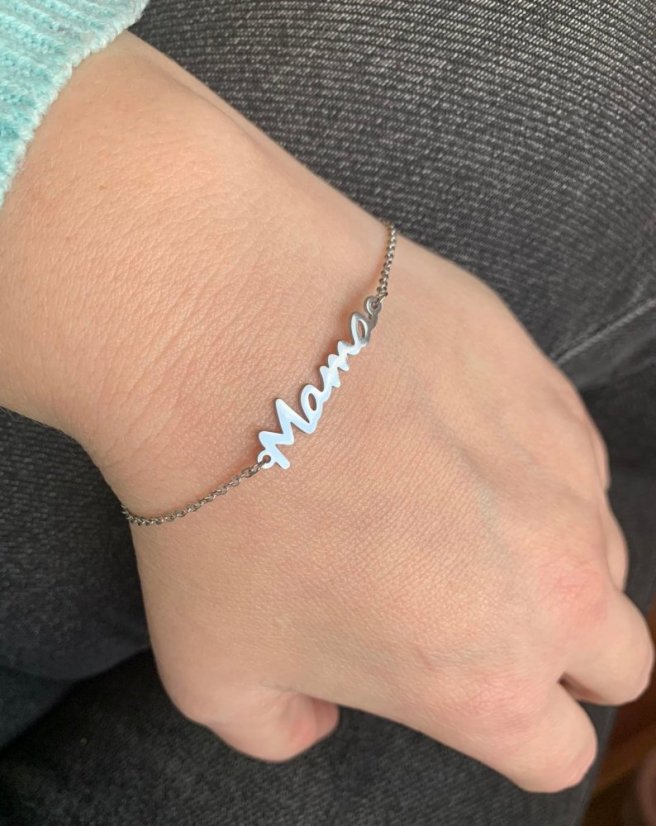 Titánový náramok - MAMA - Farba: Mama náramok zlatý