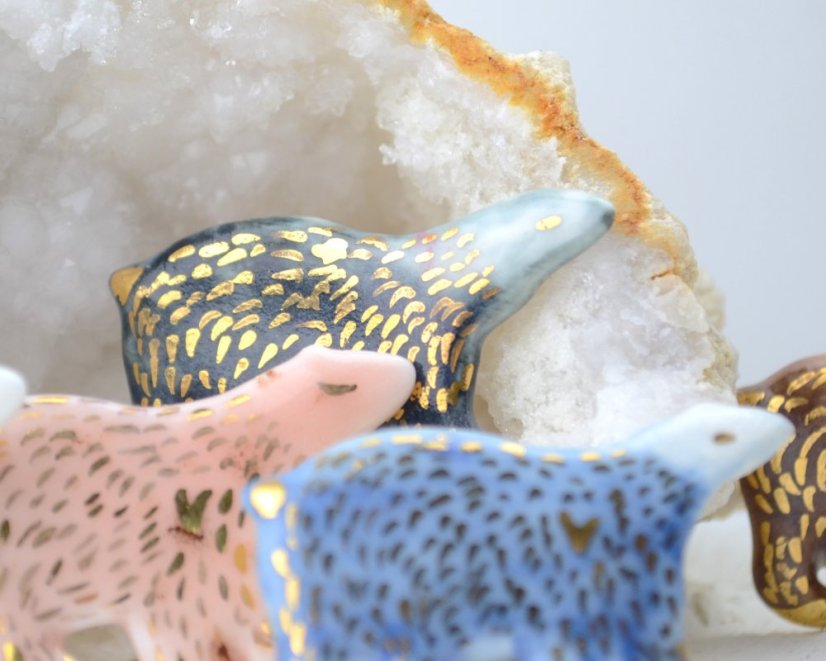 Medveď - brošňa čierna