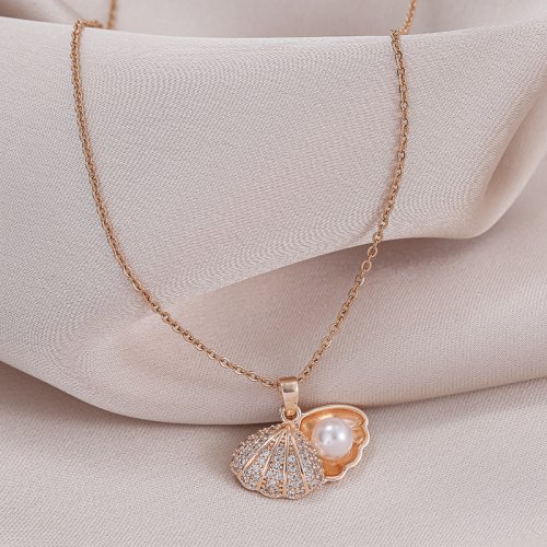 Shell - náhrdelník so symbolom mušle a perly