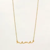 Zlatý mama náhrdelník