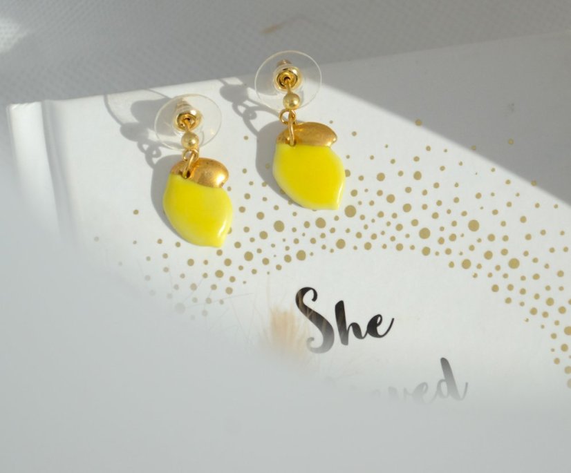 Citróniky - porcelánové šperky