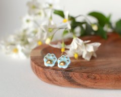 Labky - porcelánové puzetky - svetlo modré