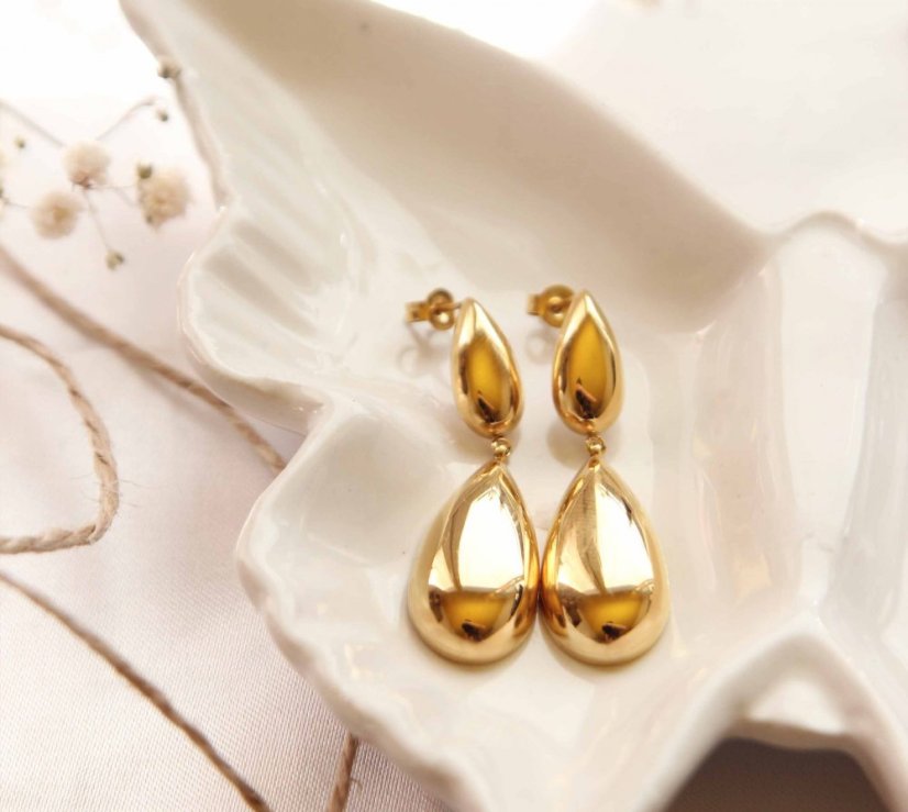 Titánové náušnice - Morning Dew