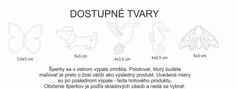 Vyrob si svoju porcelánovú brošňu doma - DIY balíček